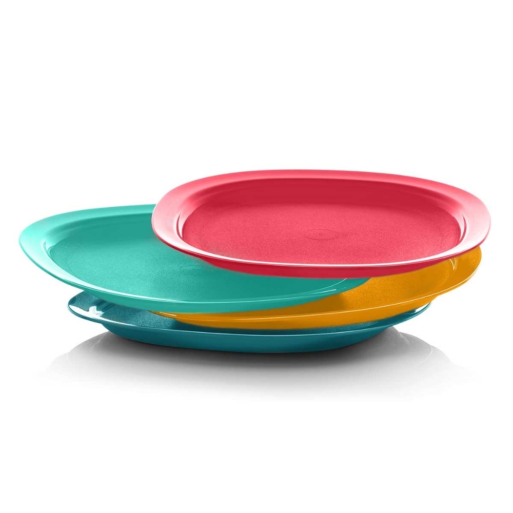 Tupperware Reheatable Luncheon Plates